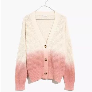 Dip-Dye Courtland Cardigan Sweater